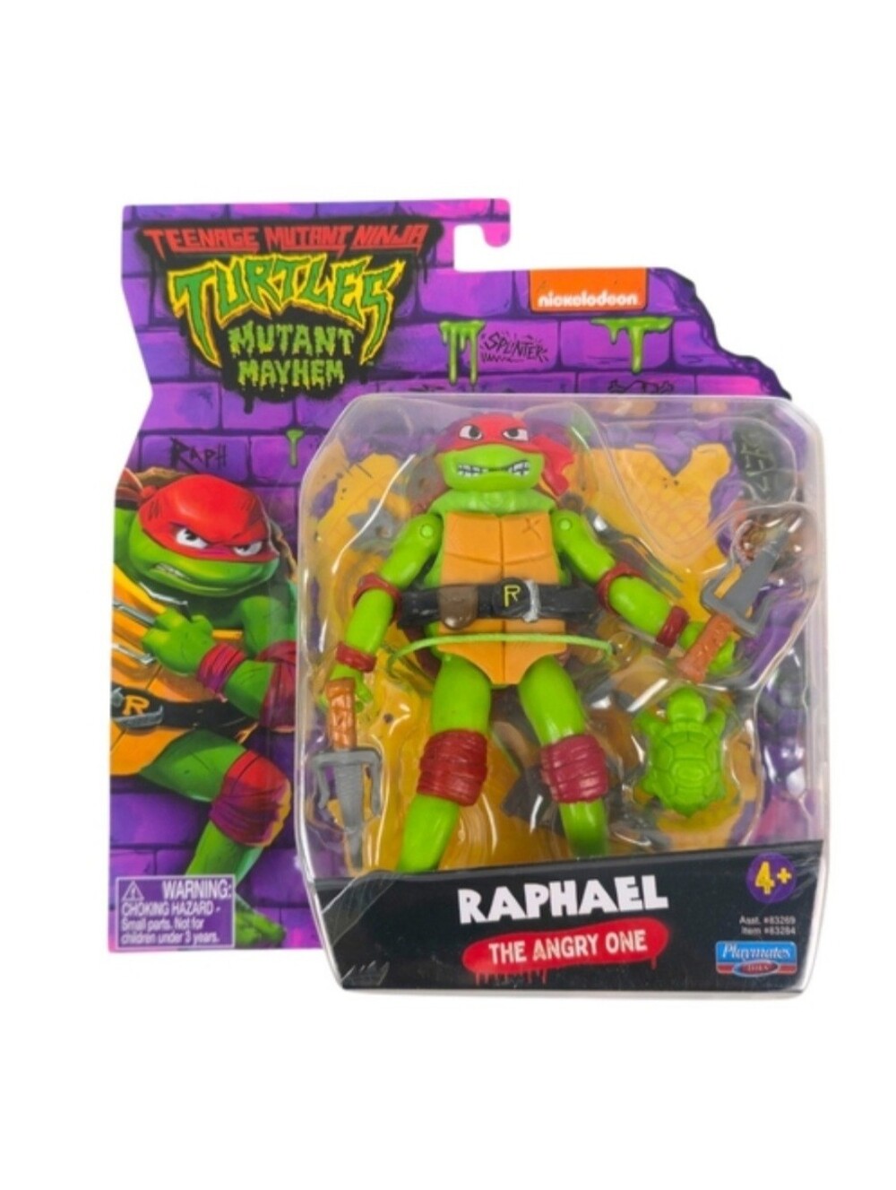 Playmates Toys, Teenage Mutant Ninja Turtles Mutant Mayhem Raphael Action Figure